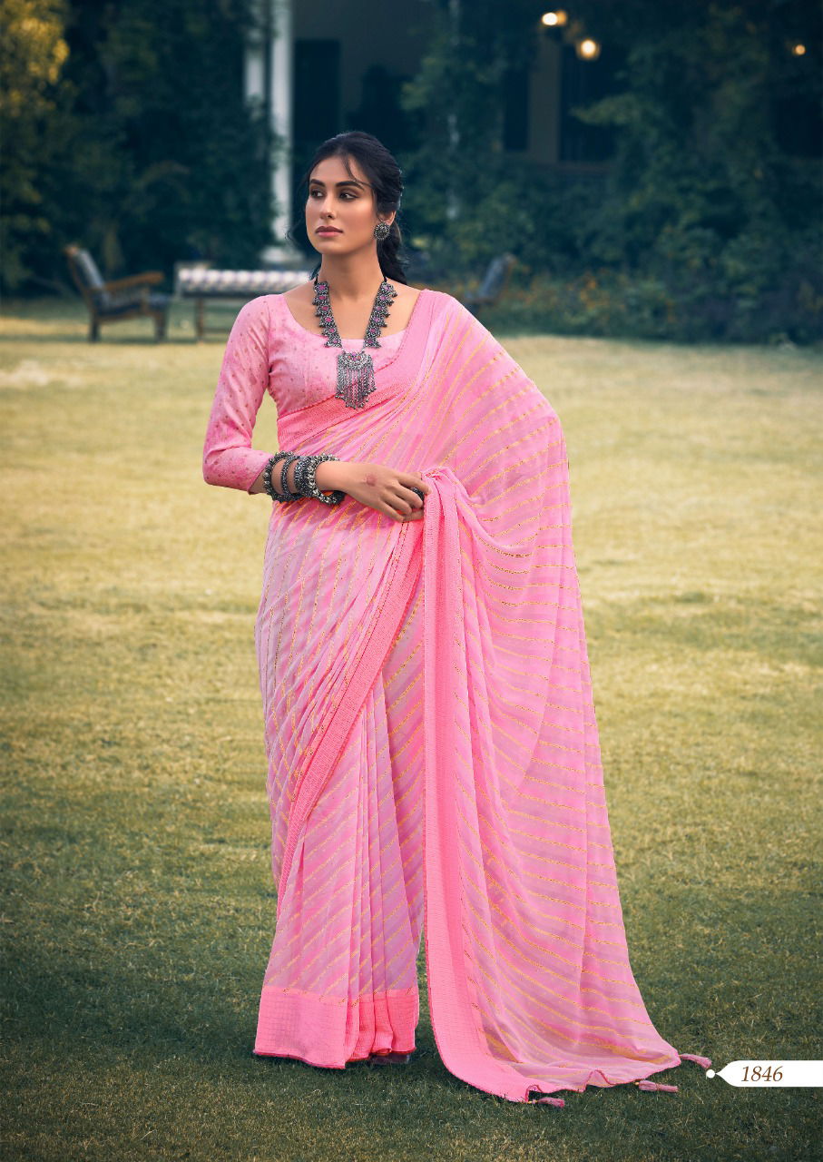 Kashvi Mareena Printed Georgette New Designer Ethnic Wear Saree Collection